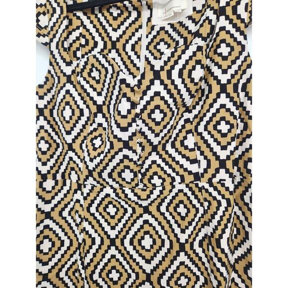 NWT Anthropologie The Cecily Fit & Flare Sweetheart Dress Sz XL Black #NC410 - Picture 4 of 11